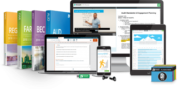 Roger CPA Review Student Dashboard