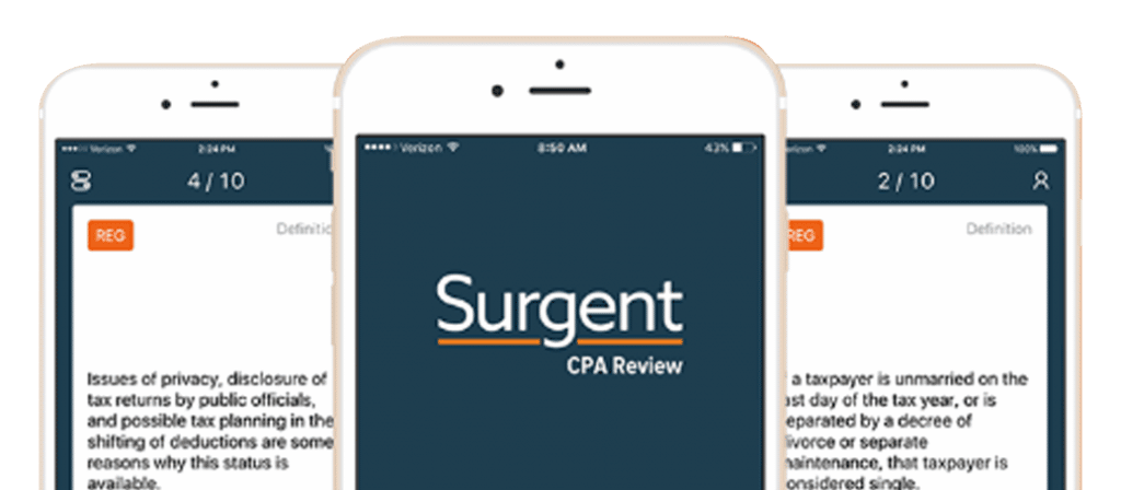 surgent cpa review course mobile app