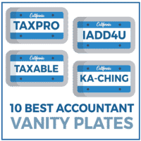 10 Best Accountant Vanity Plates
