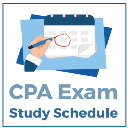 Cpa Study Schedule Template from cpaexamguy.com