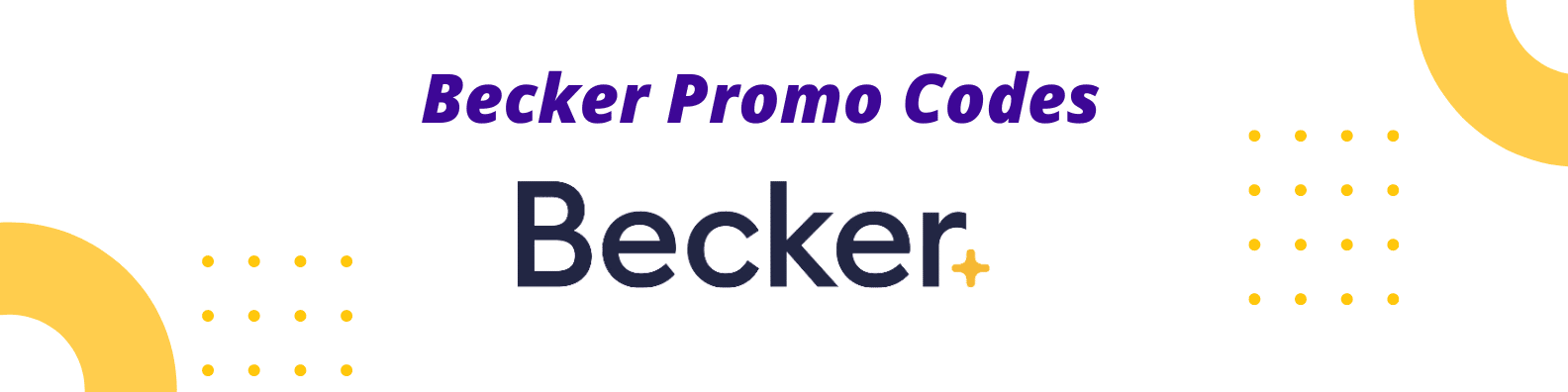 Becker Promo Codes & Discounts