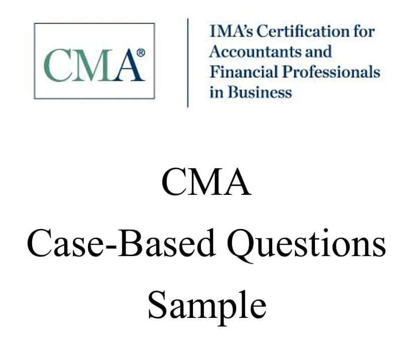 CMA IMA's certification for Accountants and Financial Professionals in Business